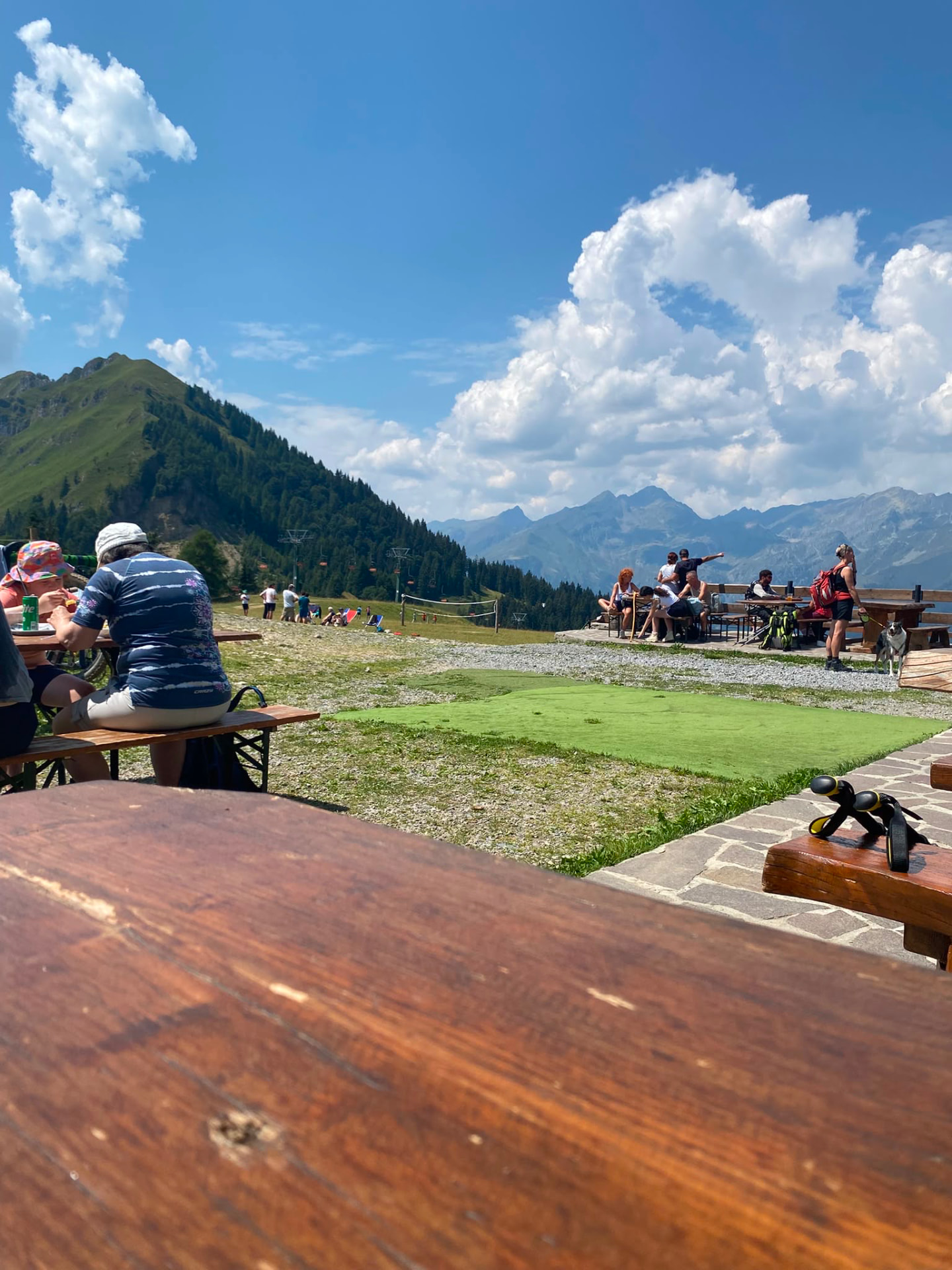 De rifugio boven Spiazzi